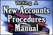 Writing a New Accounts Procedures Manual